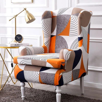 Wing Back Armchair Cover Wing Back Armchair Cover